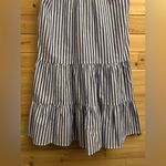 Pomander Place Medium Striped Sleeveless Kenzie Poplin Tiered Dress Tuckernuck Blue Photo 6