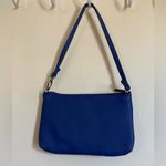 Nicole Miller Blue Silver Buckle Wristlet Bag Photo 10