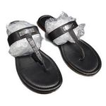 Coach  Black Thong Sandal Size 10 Photo 0