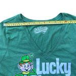 Old Navy Lucky Charms V Neck T Shirt Green Women’s Size L Photo 4