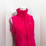Columbia Women’s  Full Zip Hot Barbie Pink Fleece Vest Small Photo 1