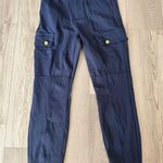Halara Hiking Casual High Waisted Solid Skinny Cargo Pants Midnight Blue S Photo 1