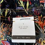 Anthropologie Mid Rise Skinny Jeans with floral print Photo 6