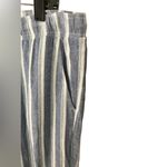 Cloth & Stone Anthropologie  Linen Blend Pants Wide Leg Pull On Split Hem Large Photo 3