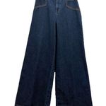 House of Harlow 1960 High Rise Wide Leg Cotton Blend Denim Jeans Size 30 Photo 0