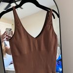 PINK - Victoria's Secret PINK Victoria’s Secret Brown Sleeveless Romper Photo 3