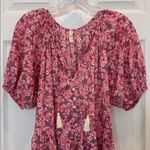 Spell & The Gypsy Poppy Smock Mini Dress Size Medium Pink Photo 7