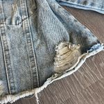 Blue B Collection Denim Jacket Teens Size Small Cropped Blue Distressed Photo 14