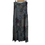 Desigual Icarus Print Button-Front Maxi Skirt Floral Bohemian Size 4 New Photo 7