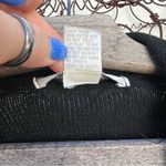 90s Arriviste Gold floral scrolling embroidered black button up cardigan blazer Size L Photo 5