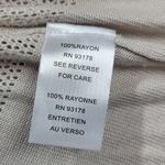 T Tahari Womens Long Cardigan Size S Beige Loose Open Knit Waterfall Long Sleeve Photo 6