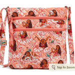 Vera Bradley NWT Disney Moana Triple Zipper Quilted Hipster Crossbody bag purse Photo 0