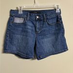 joe's jeans Joes Jean Shorts Size 25 Reverse Hem Casual Patchwork Dark Wash Stretch Denim Photo 0