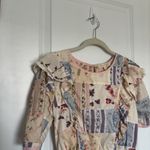 Love Shack Fancy Natasha Dress Multi Patchwork Photo 8