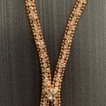 Vestique pavé crystal embellished rhinestone drop lariat necklace Photo 5