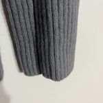 Cabela's  100% Lambs Wool Leather Elbow Patch Cardigan Size Small Gray Shawl Neck Photo 1