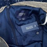 Marchesa Notte Tulle Overlay Cape Embellished Gown Blue Size 0 Photo 11