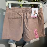 Members Mark Sandy Mocha Latte Twill Knit Comfy Shorts Small New Drawstring  Photo 7