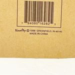 VINTAGE 1998! NOVELTY Small ROSE BEAR Brown PLUSH Pin‎ 3" Long Poseable Legs NEW Photo 2