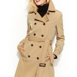 Calvin Klein New! Women's Belted Trench Coat Long Jacket Size XL Color Khaki Photo 2