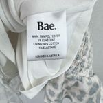 BAE the Label Maternity Gray Leopard Print Off Shoulder Ruched Dress Small Size undefined Photo 4