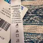 Hanger 55 Maxi Cardigan Aztec Cowgirl Western White/ Blue Open Front Striped NWT Size M Photo 5