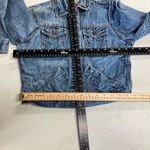 American Eagle OUTFITTERS Women’s Distressed Denim Jacket Size Small Petite Photo 8