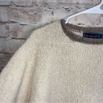 Irelands Eye Wool Blend Crewneck Sweater Size Large Brown Photo 1