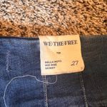 We The Free We The Free Bella Moto Mid Rise Skinny Ankle Zipper Blue Denim Jeans Size 27 Photo 7