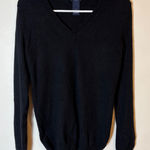 Magaschoni  Cashmere Black‎ V-Neck Sweater Size Small Photo 0