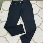 Chico's  Ponte knit So Slimming Jeggings Black Solid Stretch Pants, Size 2 short Photo 9