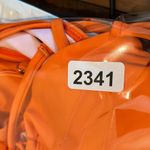 None Swimwear Womens M Orange Cut Out Spaghetti Strap One Piece Swimsuit NEW Photo 6