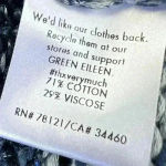 Eileen Fisher Brushstroke Woven Top PP Petite Knit Woven Crochet Fall Sweater Photo 2