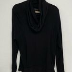 Good hYOUman  Black Cowl Neck Kangaroo Pocket Sweater Womens XSP Fall Classic Photo 0