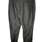 ICE 100% Silk Pants Women's Size 16 Black Dressy Classy Classic Flat Front Photo 1