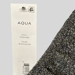 AQUA  Size L  Metallic Ruched detailing Long Sleeves Cocktail Sheath Dress Photo 6