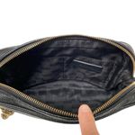 Michael Kors MK Pebbled Leather Fulton Style Black with Gold Hardware Crossbody Photo 7