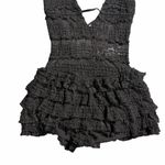 Edikted NEW  Lanney Ruffle Sheer Lace Halter Romper Size Small Photo 6
