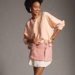Anthropologie Maeve Tweed Mini Skirt Pink Combo Size 14 NEW Photo 3