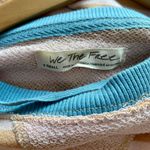 Free People We the Free Sweatshirt Striped Oversized Crewneck Size XS Photo 9