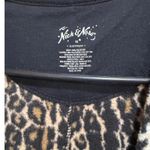 Nick & Nora  Women's Leopard Print Fleece Footed Pajamas Sleepwear One Piece M Photo 5