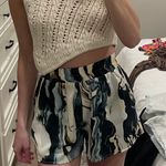 12th Tribe  Blue Sea Printed Shorts Photo 2