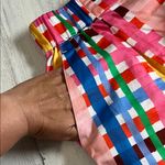 CROSBY by Mollie Burch  Drake Stretch High Waist Plaid Shorts Size M Photo 4