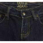 Zana Di  Dark Wash Gemstone Cross Embellished Boot Cut Jeans Stretch Sz 7 Y2K Photo 3