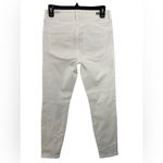 NWT Liverpool Ivory Cream Porcelain Hugger Piper Ankle Skinny Jeans Size 4 / 27 White Photo 1