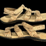 Vionic  Amber 44 Orthaheel Women's Sandals Sz 10 US Gold Comfort Cork Shoes 42 EU Photo 0