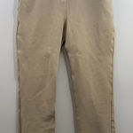 Quince Ultra Stretch Ponte Straight Leg 4-Pocket pants in Ecru Women's M Petite Photo 0