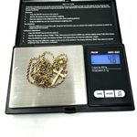 10K rope chain with 10K dual sided cross pendant, 4.8g Gold Photo 10