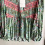 Spell & The Gypsy Collective City Lights Blouse Sage Blush Photo 8