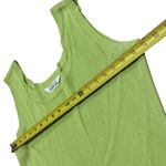 Misook Vintage Y2K  Brat Green Lightweight Coastal Summer Tank Women’s Size S Photo 5